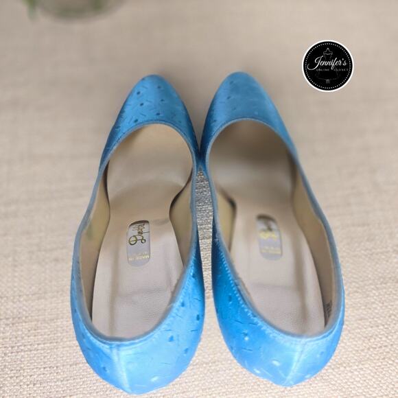 Dyeables Vintage Teal/Turquoise Sweet Dream Heels Size 7B - Picture 9 of 16